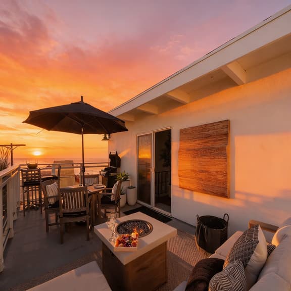 Oceanview Luxe Home | Steps to the Strand | Bikes - Image 1